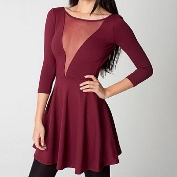 deep maroon dress